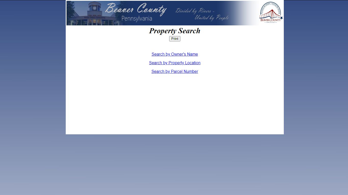 Assessment Property Search - Beaver County, Pennsylvania